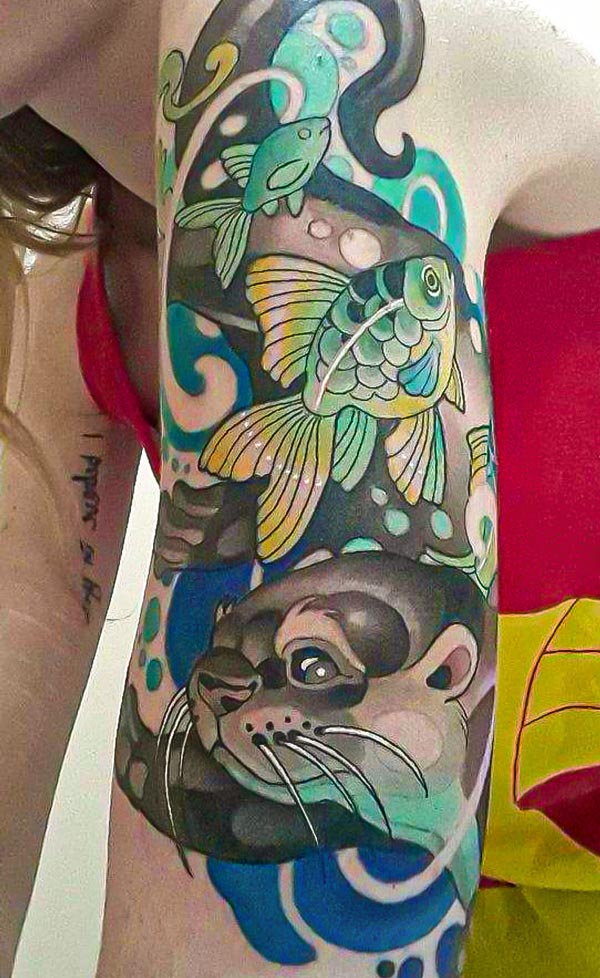 Fleur’s-Otter-Tattoo-tall Fleur's Tattoo