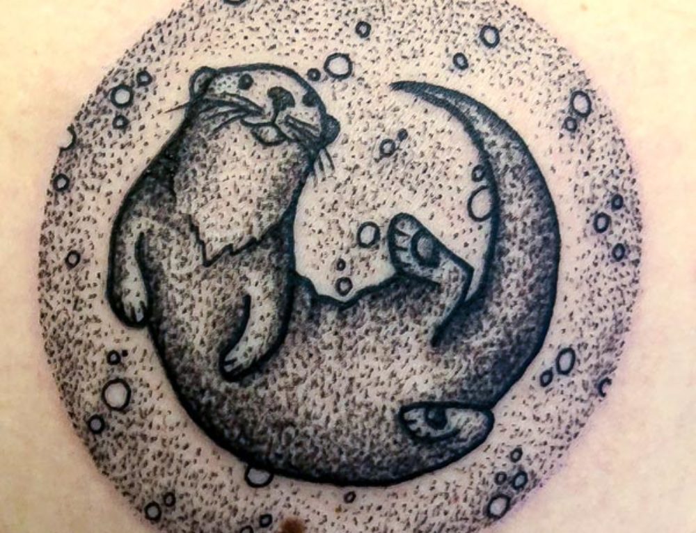 Gemma’s Dotty Otter Tattoo.