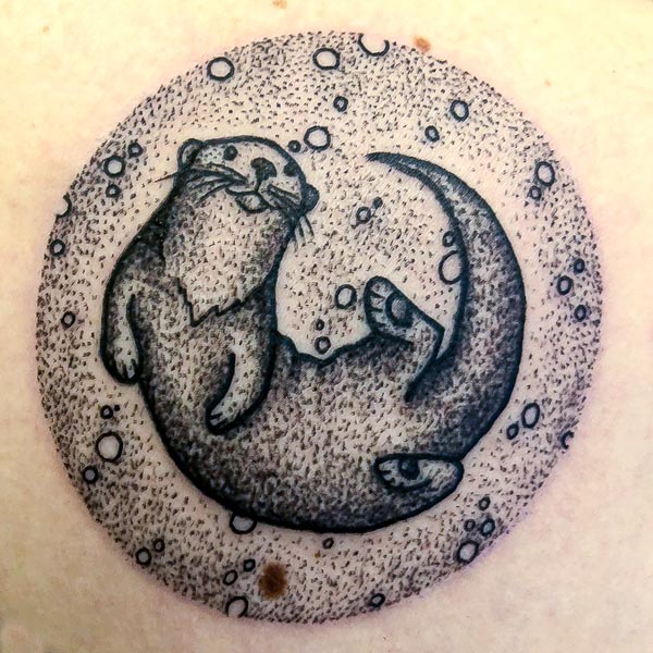Gemma's Dotty Otter tattoo