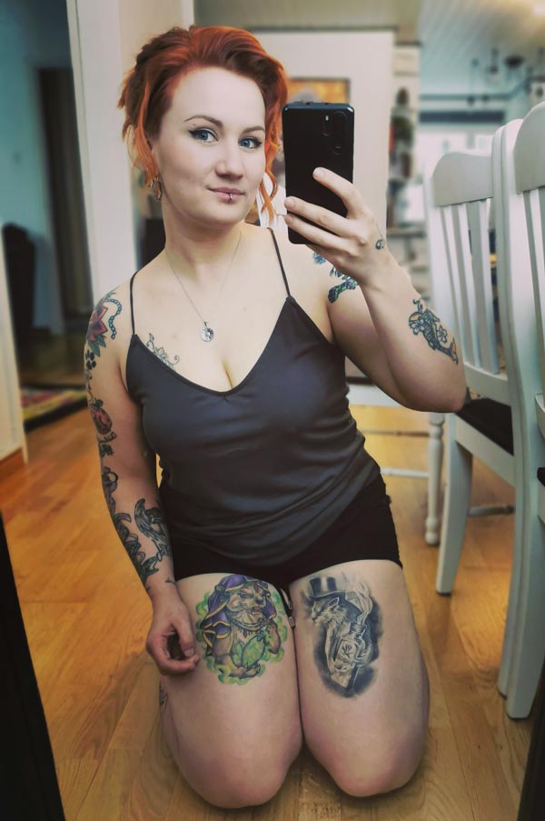 Janna and her tattoos