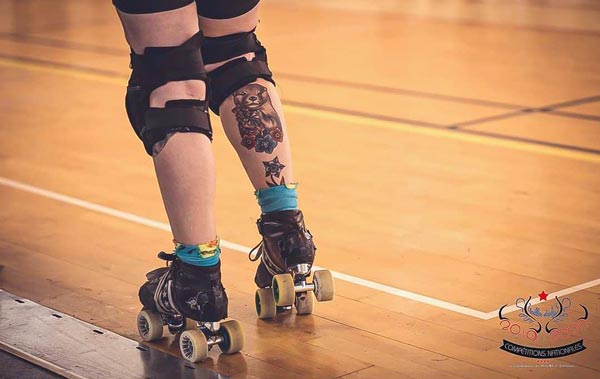 Roller-Derby-tattoo Roller derby otter tattoo
