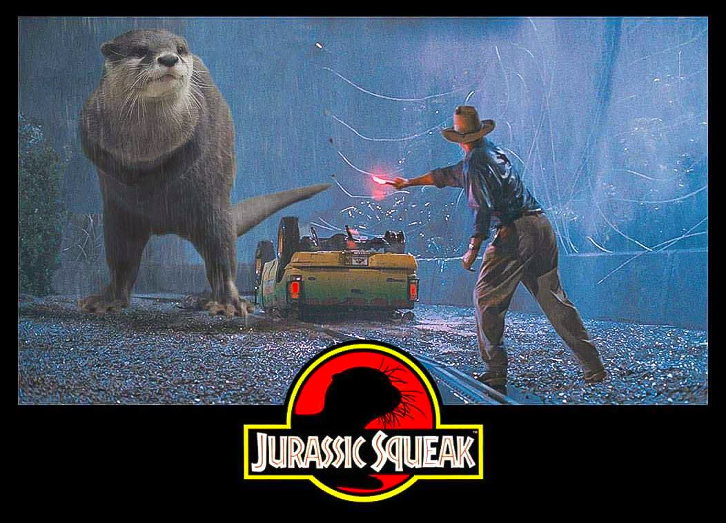 Jurassic Squeak Otter Meme